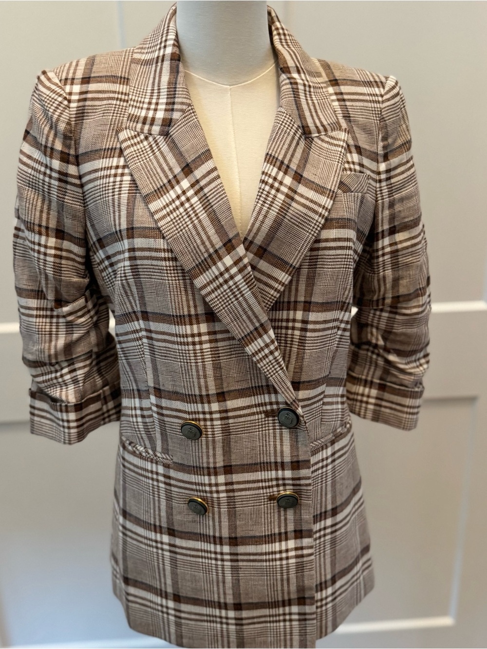 Veronica Beard Viva Dickey Jacket Brown